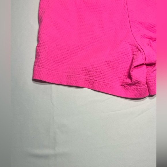 Lilly Pulitzer Seersucker Neon Textured Summer Pink  Callahan Shorts Size 12 - Picture 5 of 9